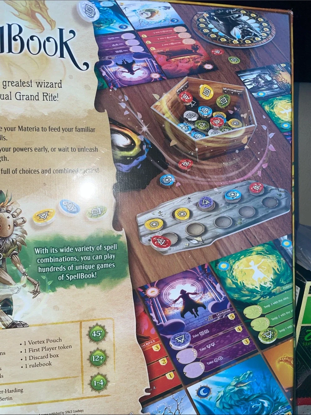 SpellBook Phil Walker Harding board game NWT